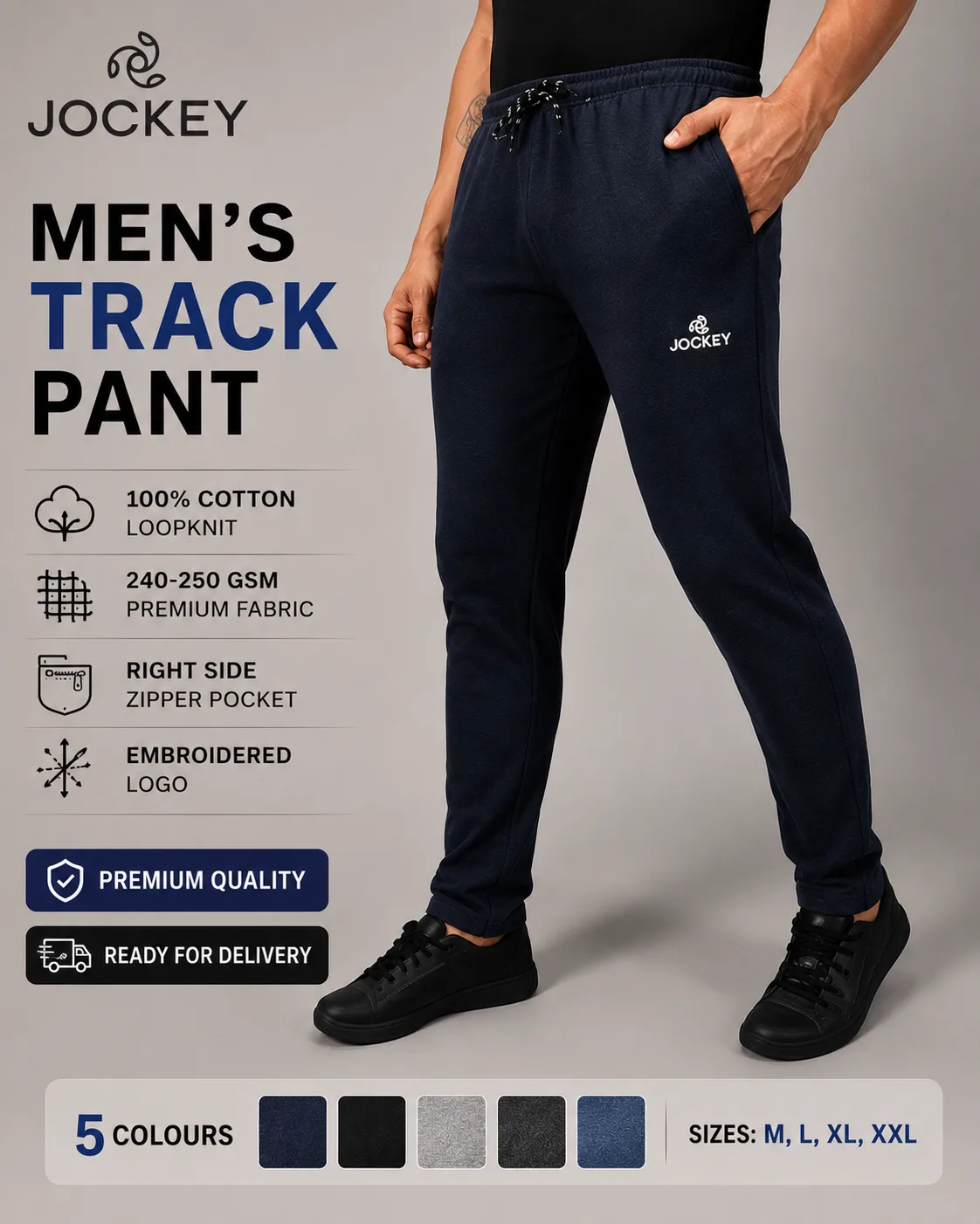Jockey Men’s Premium Track Pant