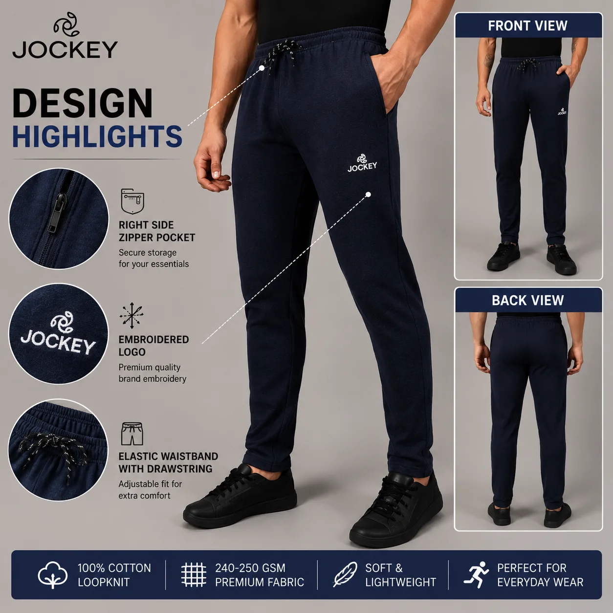 Jockey Men’s Premium Track Pant 3