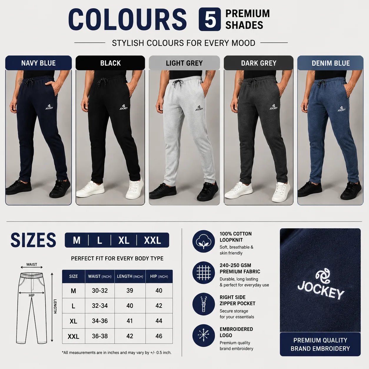 Jockey Men’s Premium Track Pant 4