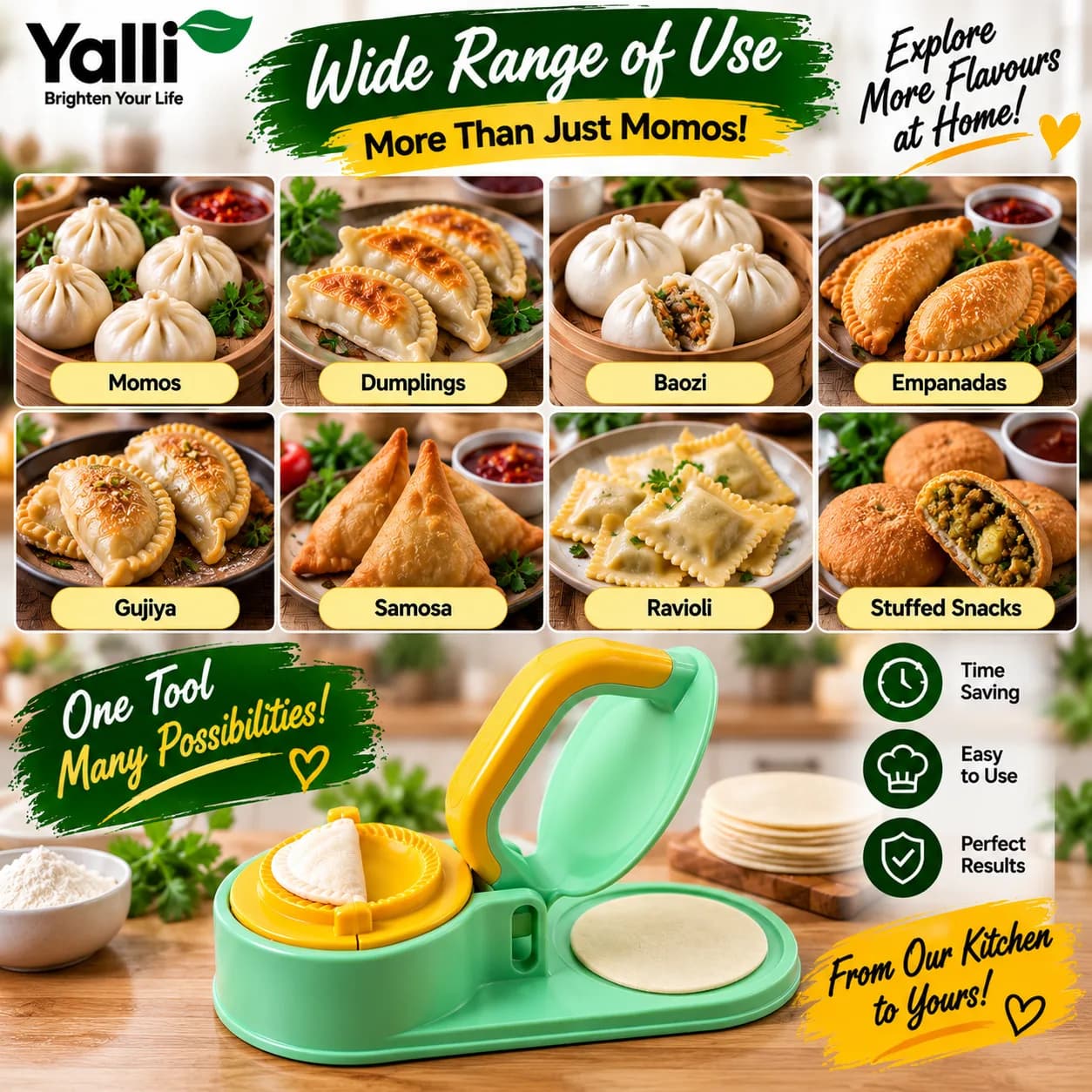 🥟 3-in-1 Momos Maker Machine
