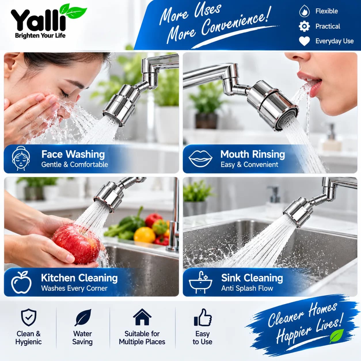 Anti Splash Faucet Tap – 2 Pcs 7