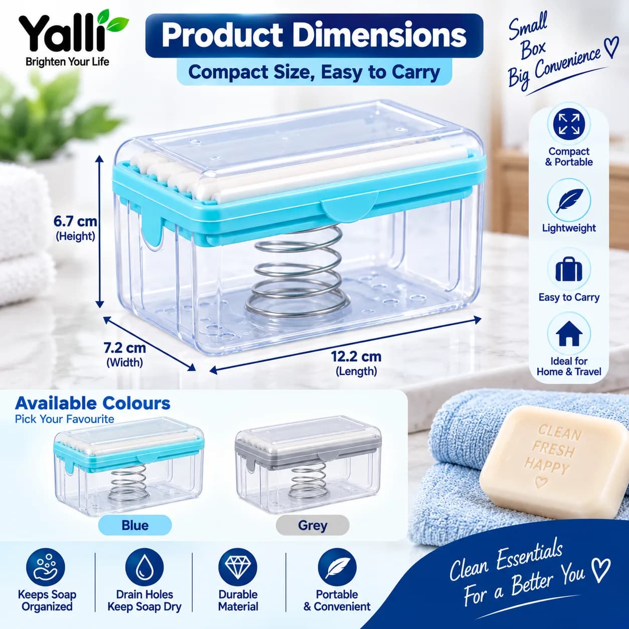 2-in-1 Portable Laundry Rolling Soap Box with Rubber Roller – Foaming Soap Saver* 4