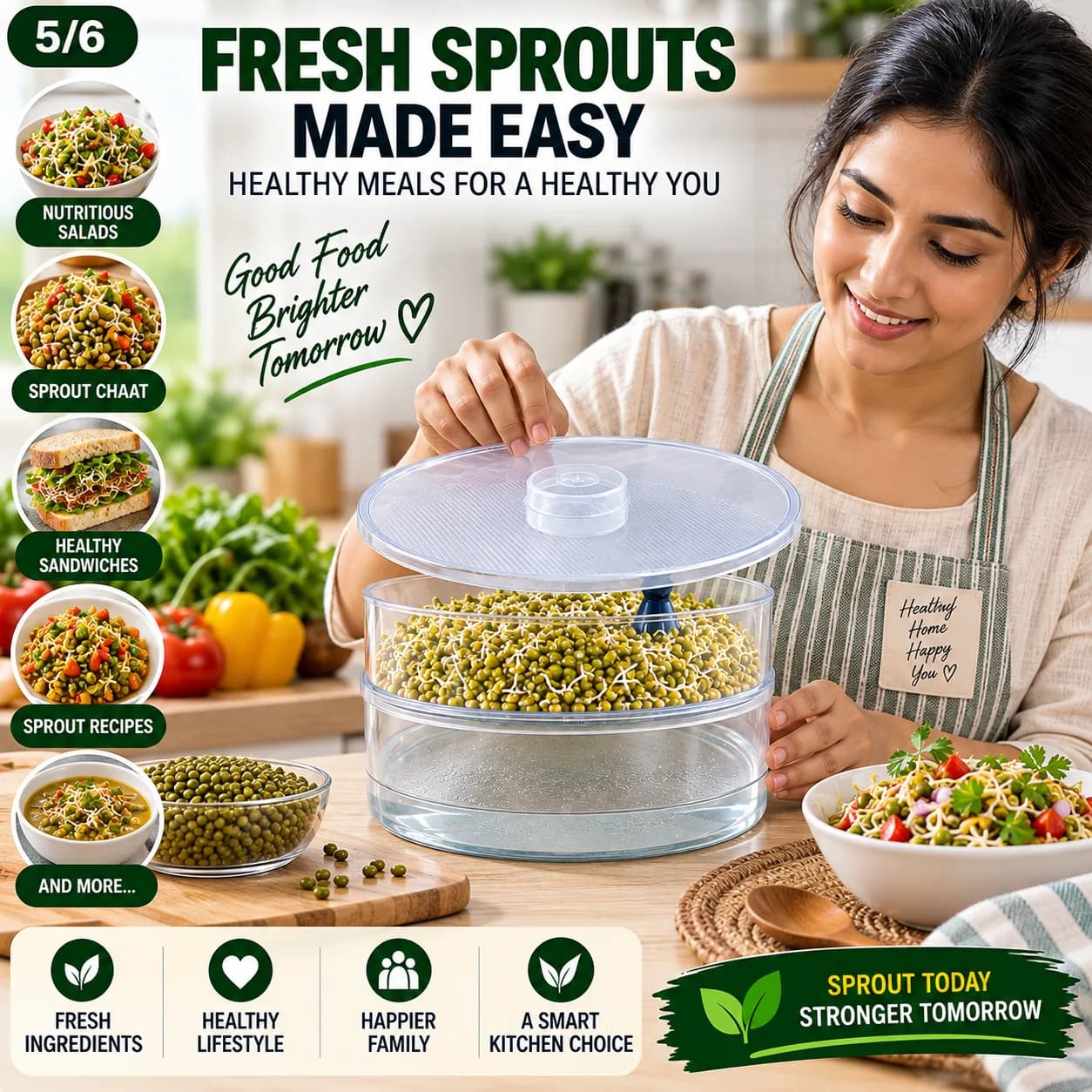 2 Layer Sprouter Box | Home Sprout Maker 2