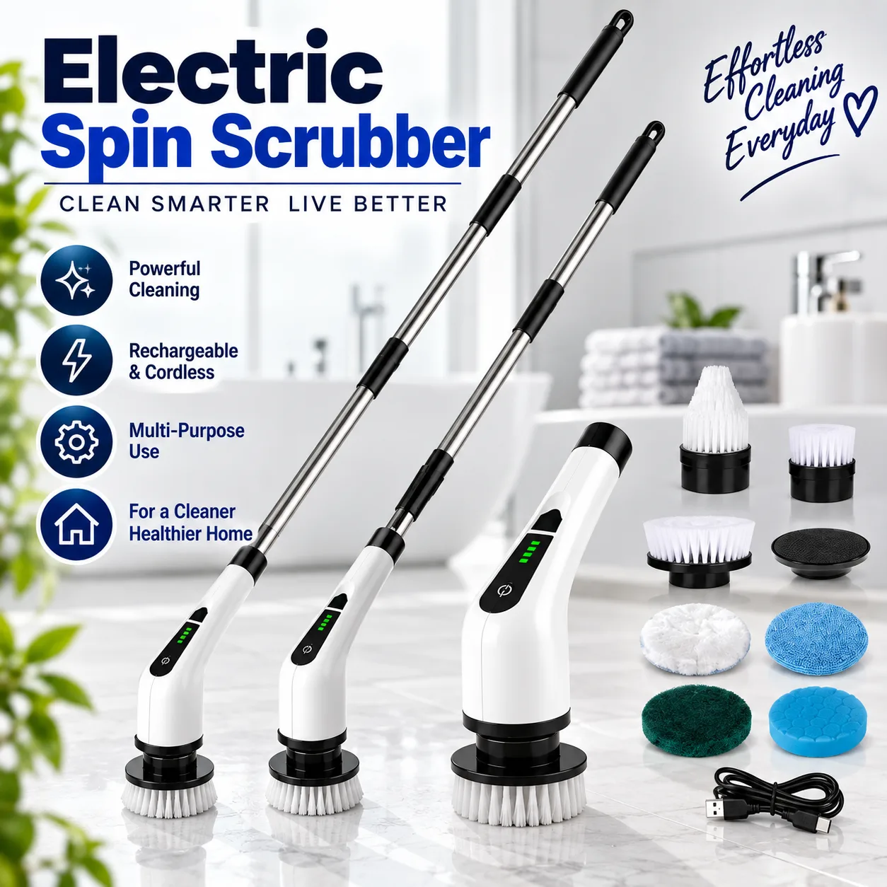 Electric Spin Scrubber