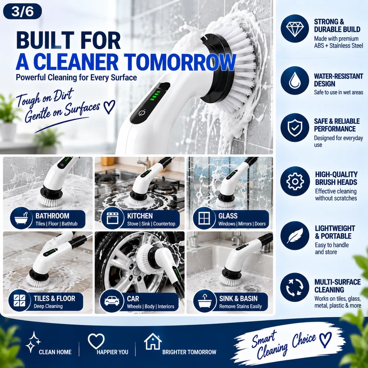 Electric Spin Scrubber 6