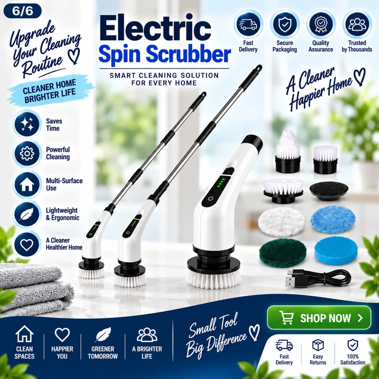 Electric Spin Scrubber 4