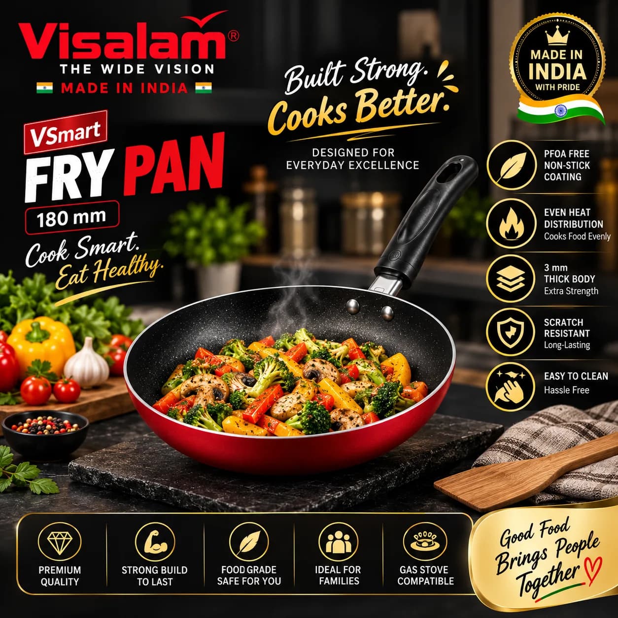 Visalam VSmart 180 mm Fry Pan